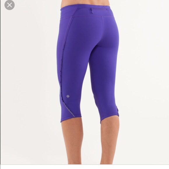 lululemon athletica Pants - Lululemon Fast and Free Ruffle Crops